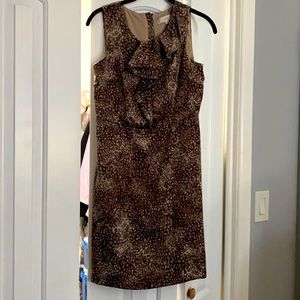 Loft leopard print dress